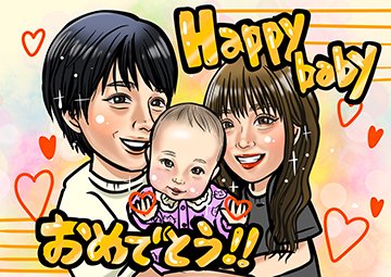 似顔絵制作の似顔絵グラフィックス tweet media