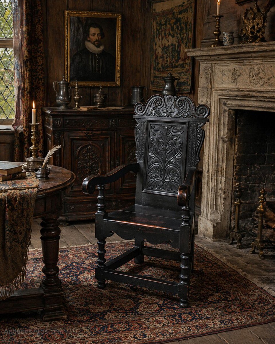 antiques_atlas's tweet image. For SALE on Antiques Atlas we have this amazing
17th Century Style Oak Wainscot  Armchair  antiques-atlas.com/antique/17th_c…  #Antiques From Flemish Chandeliers #antique #AntiqueFurniture #wainscotchair
#thronechairs
#gothicchair