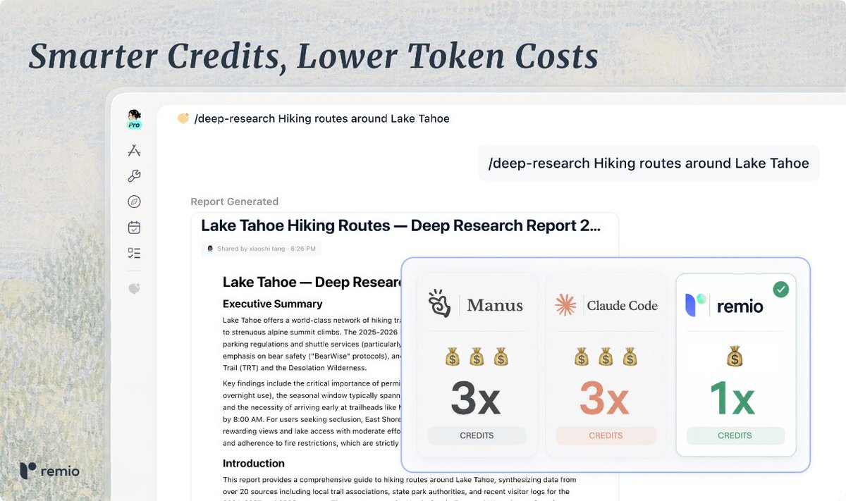 remio - Agent with Your Context tweet media