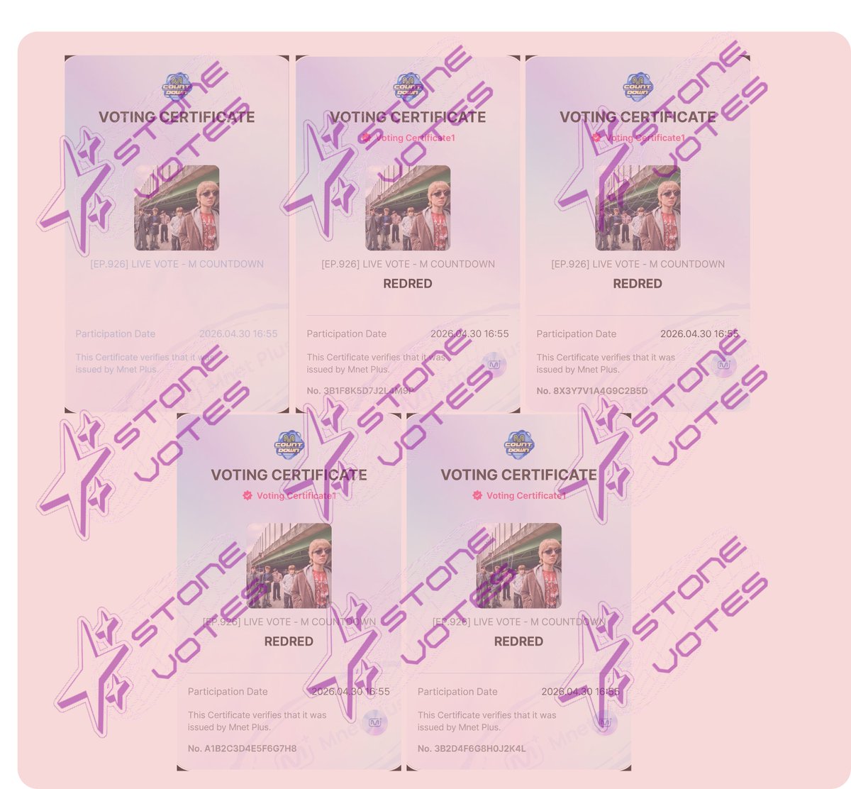 Stone Votes-Sell Kpop Votes tweet media