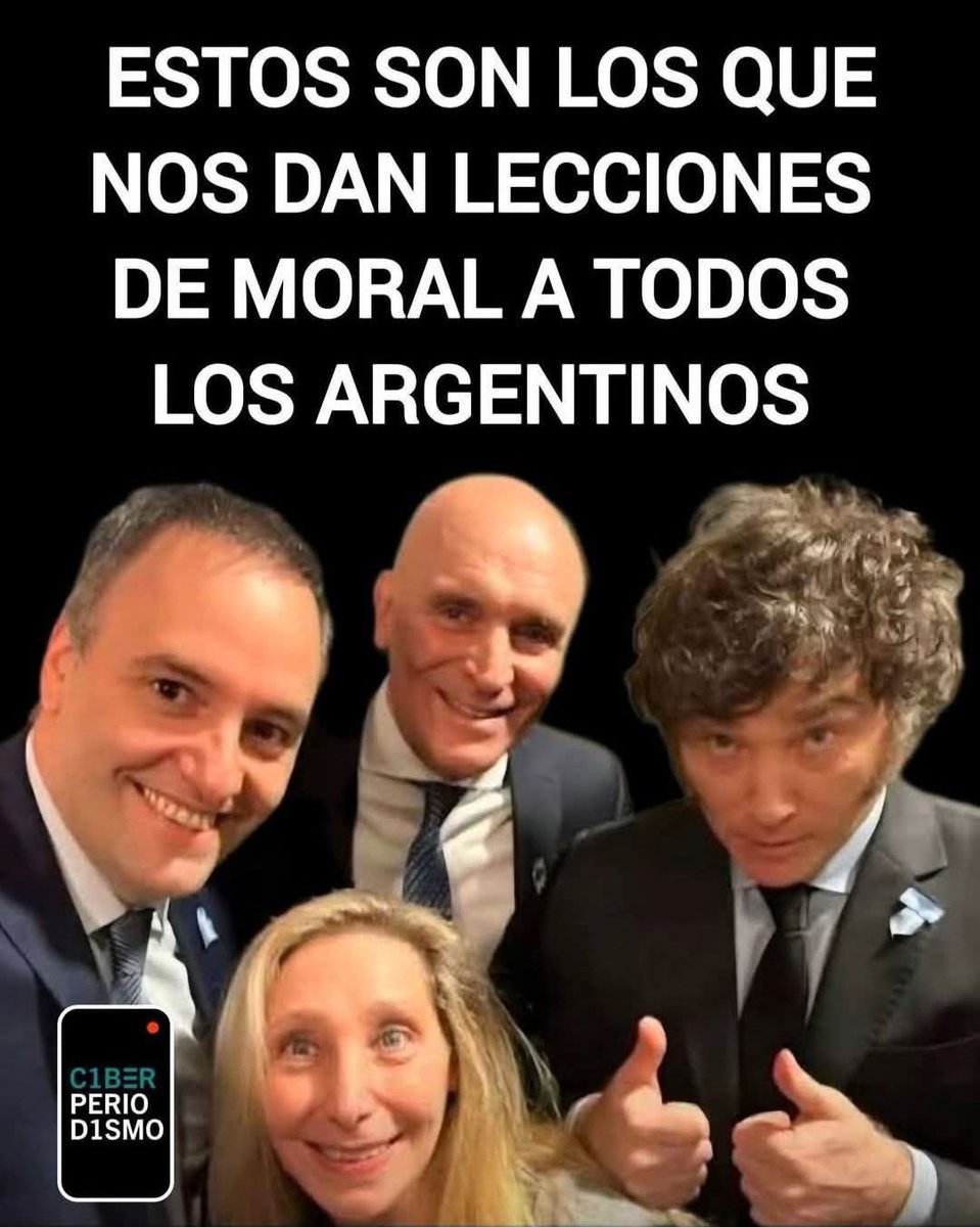 <a href="/caidodelcatre2/">@caidodelcatre</a> <a href="/RiottiCristina/">Cristina Riotti</a> De izquierda a derecha:
1) Viajes de lujo y propiedades a granel.
2)Sponsor de campaña con dinero del narcotráfico. 
3)Estafa piramidal Libra.
Abajo izquierda:
4)Robo millonario a los discapacitados.