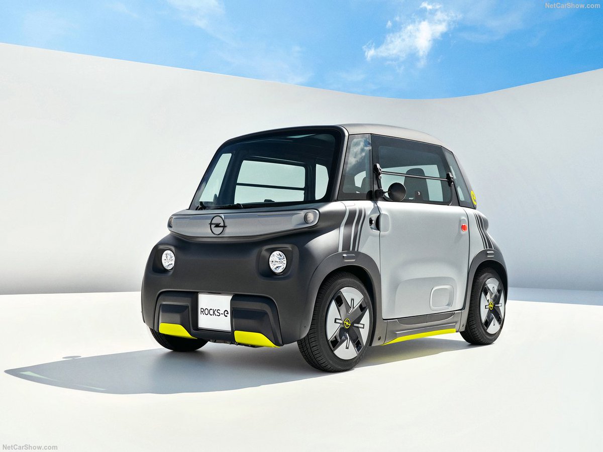 Auto_Revving's tweet photo. The Opel Rocks Electric is a tiny two-seater built for city streets. As a light quadricycle, it can be driven by 15-year-olds with an AM license in many European countries.
#OpelRocksElectric
#CitySlicker
#TinyCarEnergy
#UrbanMobility
#MicroCar https://t.co/FgvRydd96A
