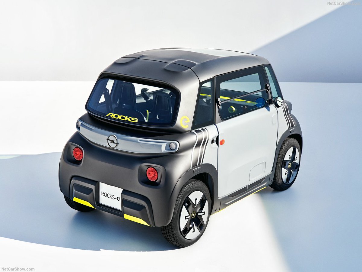 Auto_Revving's tweet photo. The Opel Rocks Electric is a tiny two-seater built for city streets. As a light quadricycle, it can be driven by 15-year-olds with an AM license in many European countries.
#OpelRocksElectric
#CitySlicker
#TinyCarEnergy
#UrbanMobility
#MicroCar https://t.co/FgvRydd96A