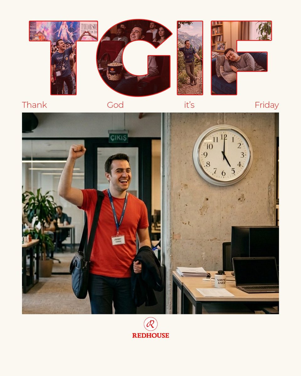 RedhouseKitap's tweet photo. Cuma geldi, hafta sonu sizin! TGIF 🙌

Şimdi biraz nefes alıp hafta sonuna hazırlanma zamanı! 🎉🥳🤩

#redhouse #redhousesözlük #sözlük #türkçeingilizcesözlük https://t.co/39Q9dw0X96