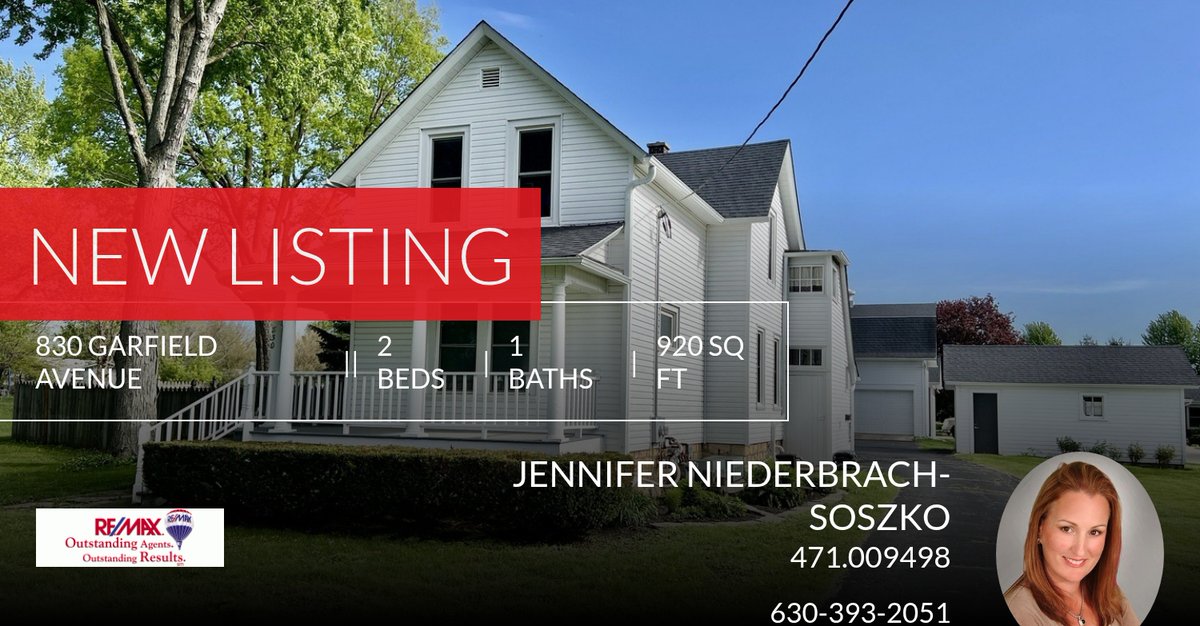 JenSellsHomes's tweet photo. 📍 New Listing 📍 Take a look at this fantastic new property that just hit the market located at 830 Garfield Avenue Up in Batavia. Reach out here or at 630-393-2051 for more information

Jennifer Niederbrach-Soszko
630-674-2051 Ce... https://t.co/lbdFRGezxU https://t.co/qBHazXsxya