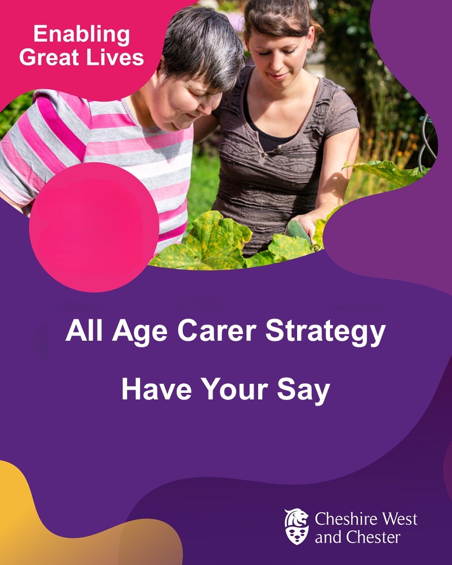 HealthwatchCW's tweet image. Unpaid carer in Cheshire West? @Go_CheshireWest and @NHSCandM want your views on the All-Age Carers Strategy. Survey closes 10 May.
👉…patenow.cheshirewestandchester.gov.uk/updating-the-a…

#UnpaidCarers #CheshireWest #HaveYourSay