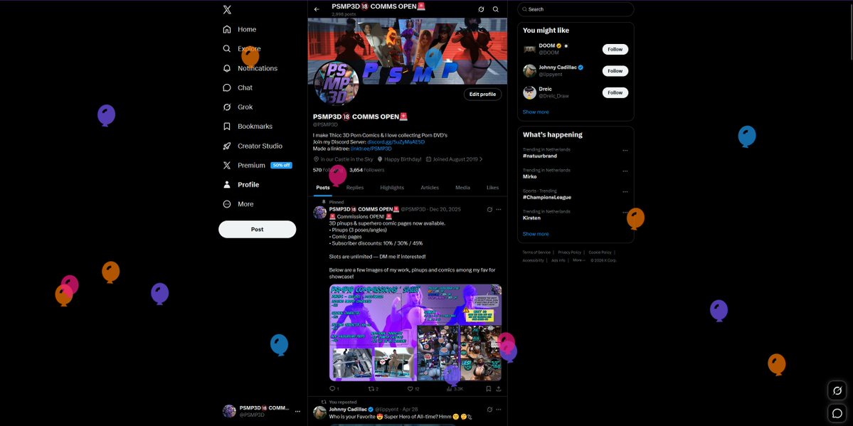 PSMP3D🔞 COMMS OPEN🚨 tweet media