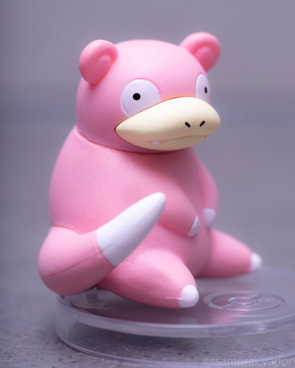 しっぽみてみて！フィギュアヤドンやぁん！
どやんと凛々しい表情なのに、
ぽてんとおすわりしていてかわいいやぁん！