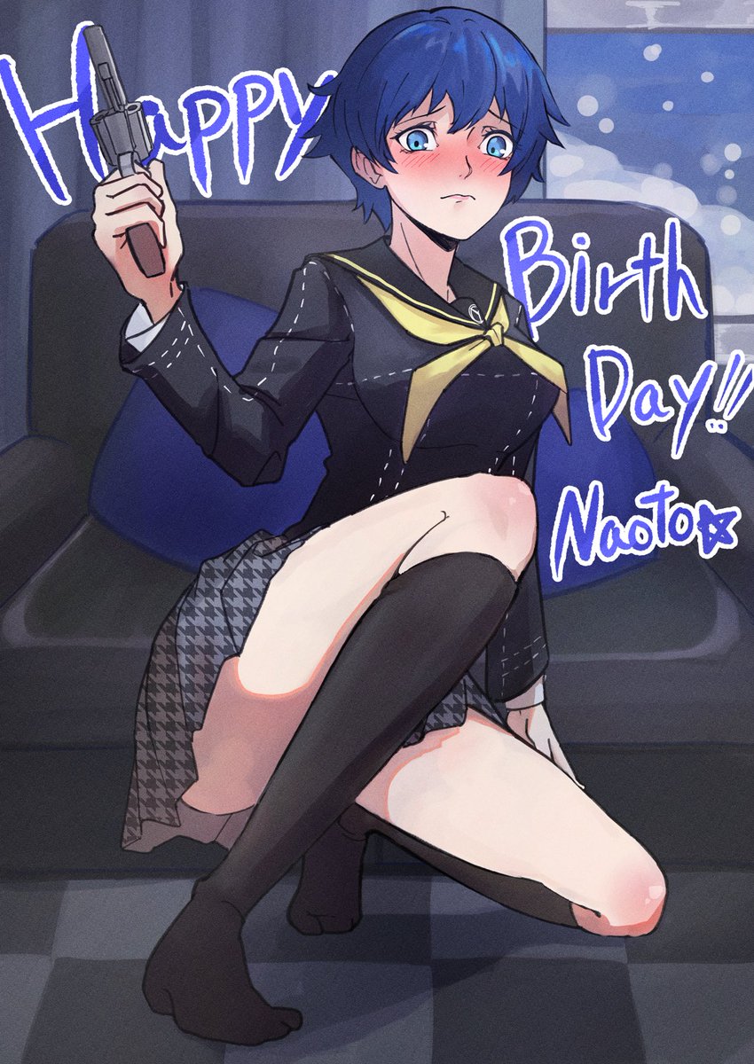 シチュ凝りすぎた！
遅くなったけど、直斗くん、誕生日おめでとう！！！🎉✨🎂
#白金直斗誕生祭2026 ＃白金直斗生誕祭2026 #P4 ＃ペルソナ4