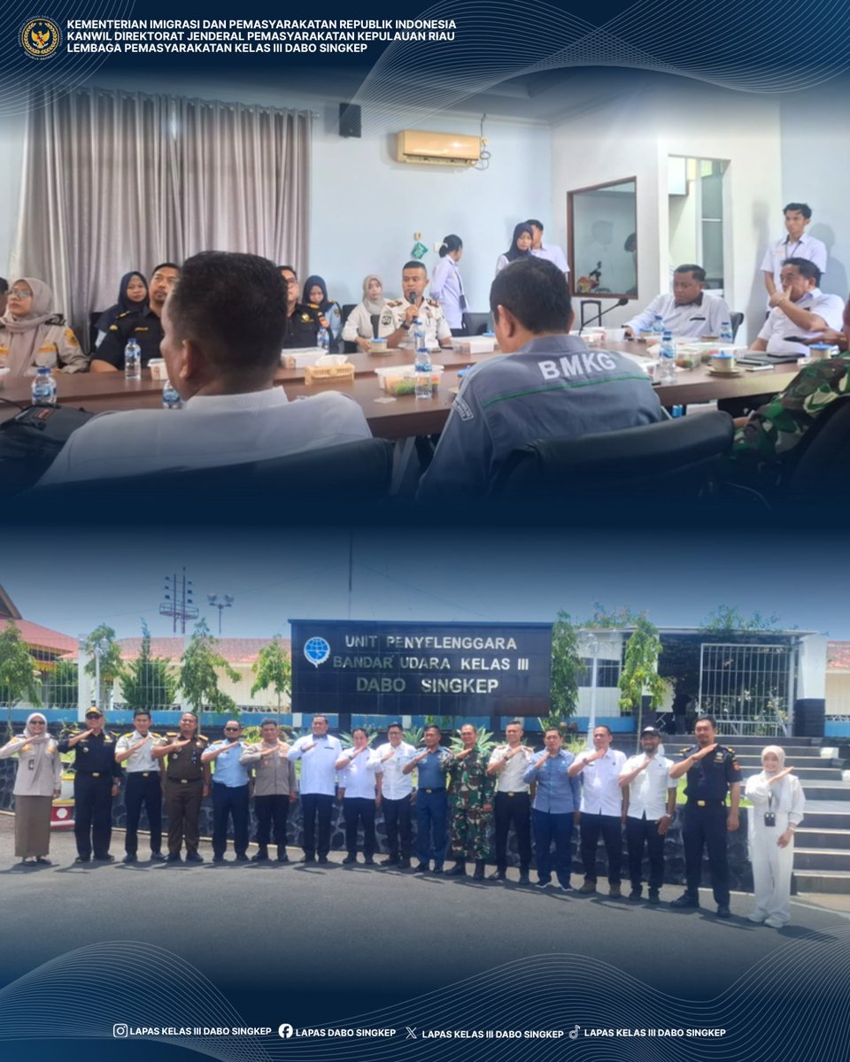 Langkah Kolaboratif Kalapas Dabo Singkep Dukung Program Bandara Sehat

#LapasDaboSingkep #KemenIMIPAS  #BandaraSehat #SinergiUntukNegeri #PelayananPublik #HumasLapas