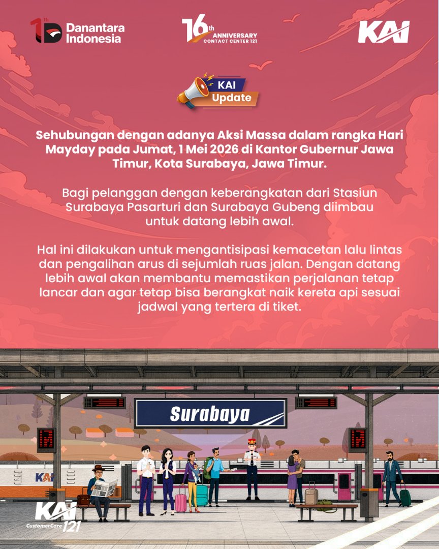 Kereta Api Indonesia tweet media