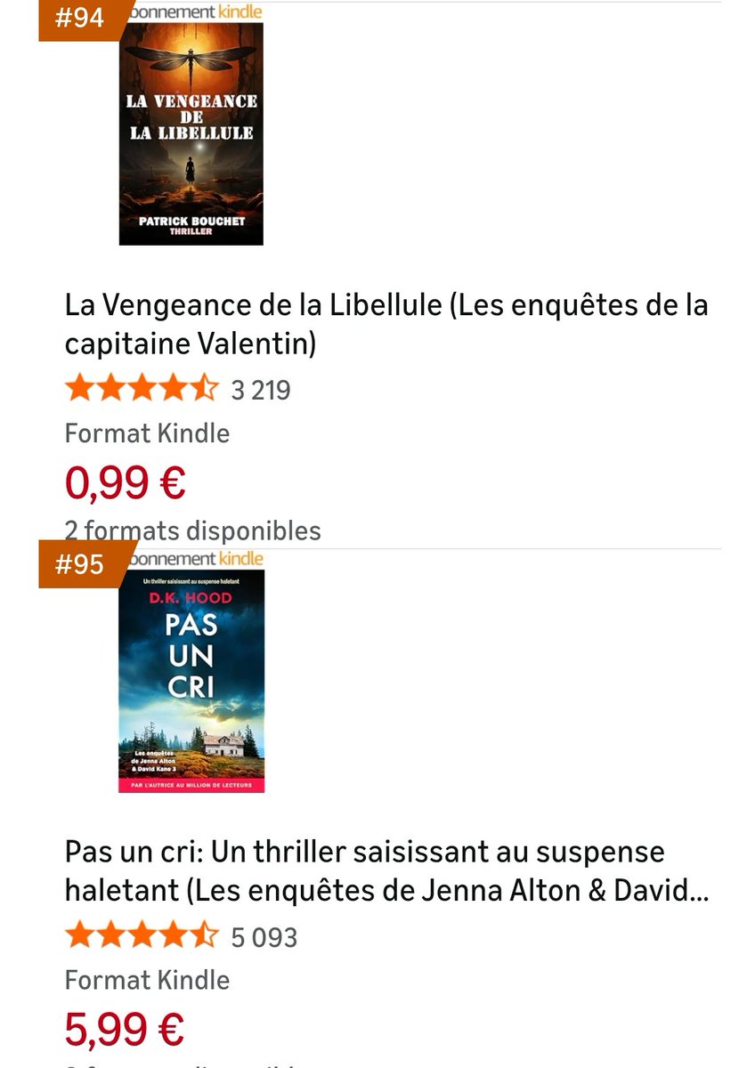 BouchetP_Auteur's tweet image. Deux vérités dérangeantes.
Un même univers sombre.
👉 La Vengeance de la Libellule
👉 Le Symbole Maudit du Gévaudan

🔥 120 000 lecteurs
Les enquêtes de la capitaine Valentin

amazon.fr/dp/B09CDMWB3N

#livre #roman #bookstagram #booktok #kindle #auteur #autoedition #ardeche