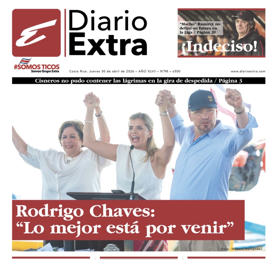 TIC-TAC TIC-TAC TIC-TAC
⁦<a href="/RodrigoChavesR/">Rodrigo Chaves</a>⁩ 
Gracias Don Rodrigo…!!!