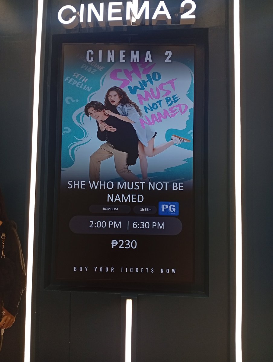 ngxlica27's tweet photo. done watching sobrang ganda! unexpected yung plot twist, sobrang nag enjoy kami ng mga pinsan ko to the point na hanggang sa sasakyan topic parin namin yung movie, natawa kami sa mga boys sa likod namin kinikinilig sila while watching angcute HAHAHAH

#Shewhomustnotbenamed https://t.co/gzNeQgHPGA