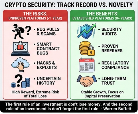Billions get lost in crypto every year.
Not from bad trades… from bad platforms.
Warren Buffett said it best: don’t lose money.

In crypto, where you keep funds matters more than how you trade.

That’s why I look at track record first.
8 years says something.

#BingX