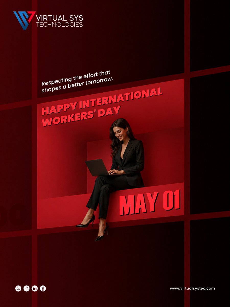 virtualsystec's tweet photo. Respecting the effort that shapes tomorrow.

Happy International Workers’ Day.

#WorkersDay #Respect #May1 https://t.co/l5Rj7bKFRB