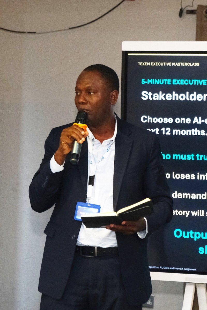 Texem_UK's tweet photo. Insight meets application.

Participants presenting stakeholder voltage scans and translating complexity into clear decisions at The Wheatbaker.

#TEXEM #BeyondtheAlgorithm #ExecutiveLeadership https://t.co/n6Vbps6kZ9