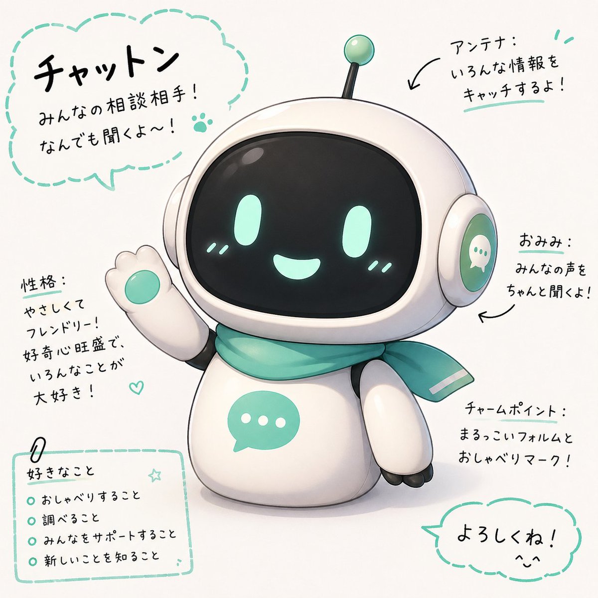 Shoon1229's tweet image. 自分が使っているChatGPTに名前をつけました🤭
チャットンです🤣
右は人間化チャットンです✌️

#ChatGPT