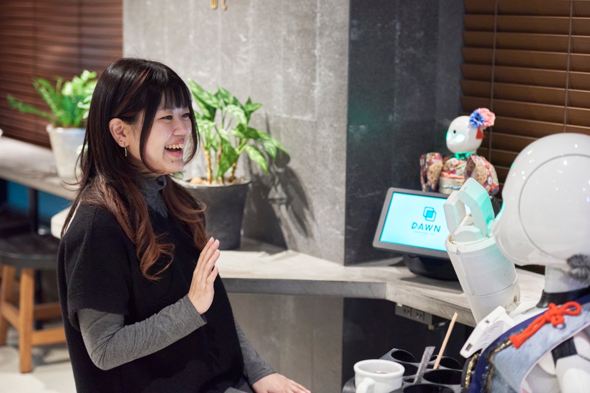 分身ロボットカフェ『DAWNver.β』 tweet media