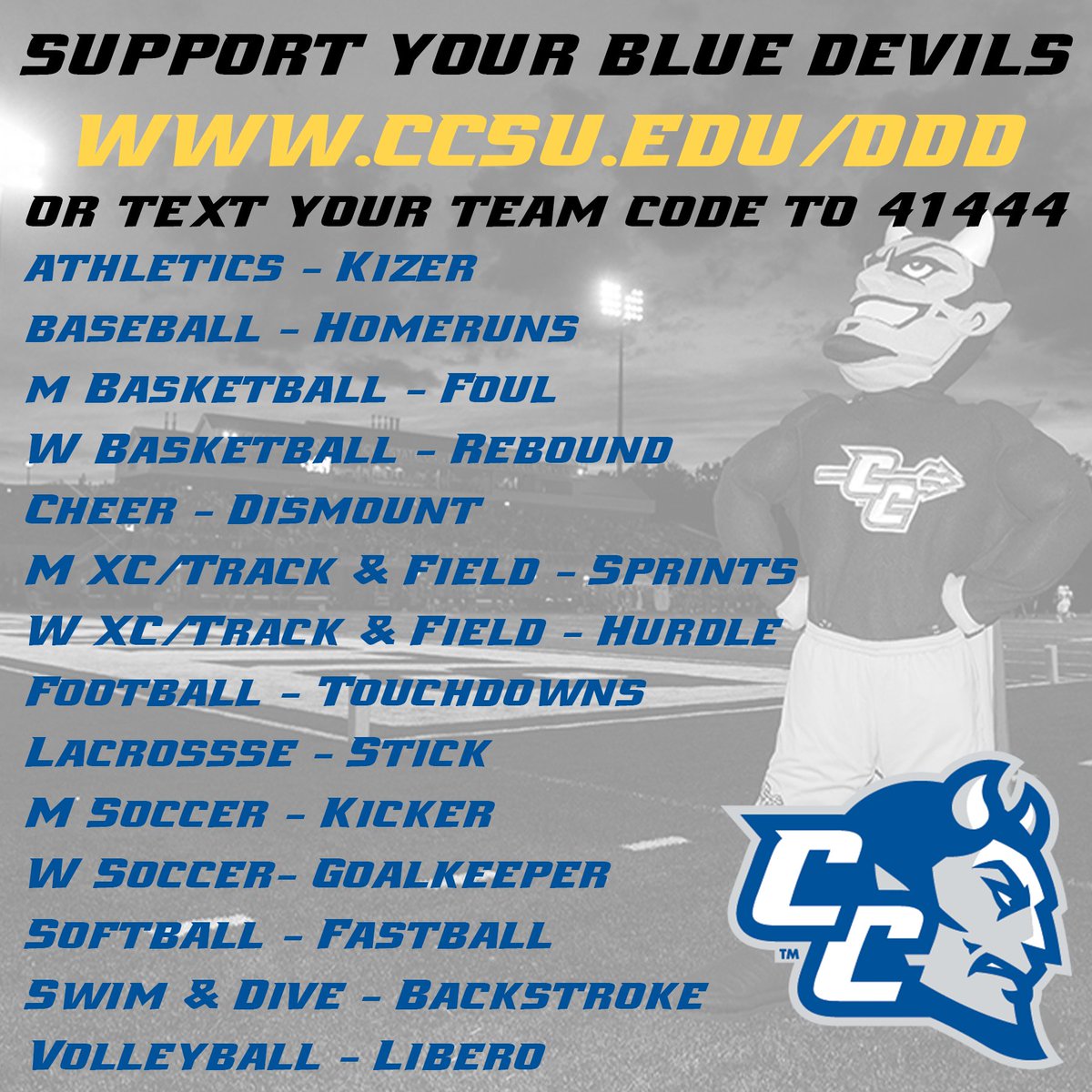 CCSU Blue Devils tweet media