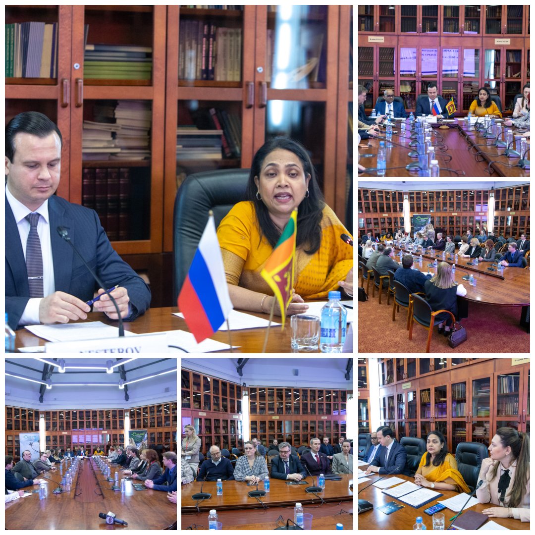 SLinRussia's tweet photo. Embassy of Sri Lanka in Moscow Promotes Sri Lanka Expo 2026 in Collaboration with the Russian Chamber of Commerce &amp; Industry
 #DiplomacyLk #srilankarussia #lka #EconomicCooperation #ExportCenter #SriLankaExports https://t.co/xYvKWbyNFj