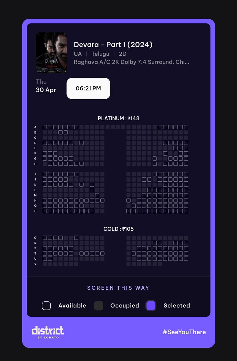 Tirupati_NTRFC's tweet image. #Devara Chittoor Raghava Theatre special Show Fast Filling 🔥

#ManOfMassesNTR #NTRNeel