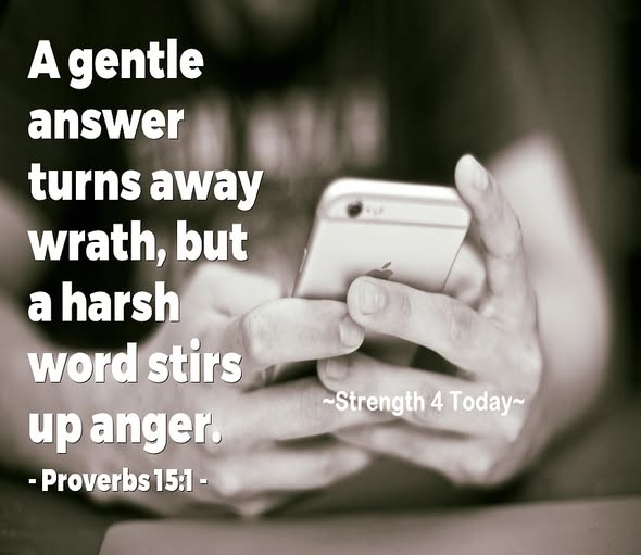 Strengthfor2day's tweet image. A Gentle Answer Turns Away Wrath,
But A Harsh Word Stirs Up Anger.
- Proverbs 15:1

#Beauty #Life #Serenity #Gratitude #RecoveryPosse #Strengthfor2day