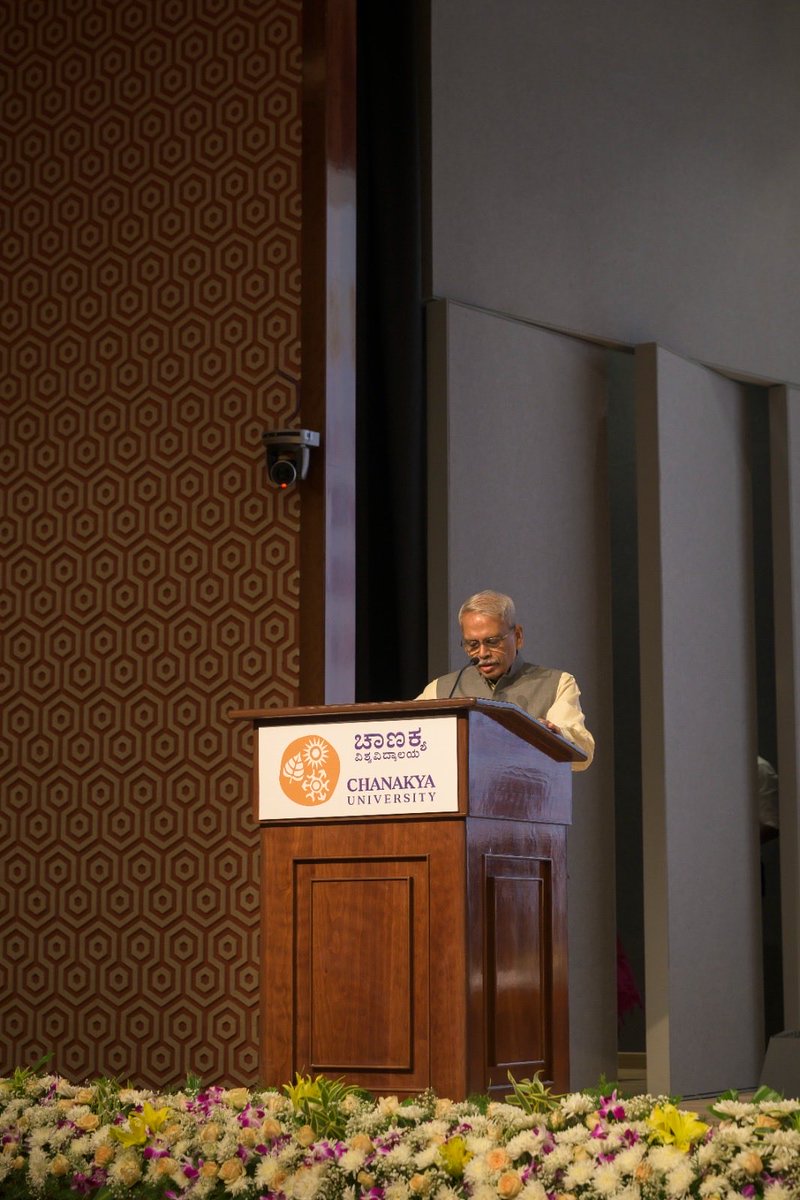 ChanakyaUni's tweet photo. Chanakya University inaugurated the Sudha and Kris Gopalakrishnan Academic Block at its Global Campus, Bengaluru, with Hon’ble Education Minister Sri Dharmendra Pradhan. This milestone strengthens CU’s vision for future-ready education based on collective philanthropy. https://t.co/O6zi3gaNRg