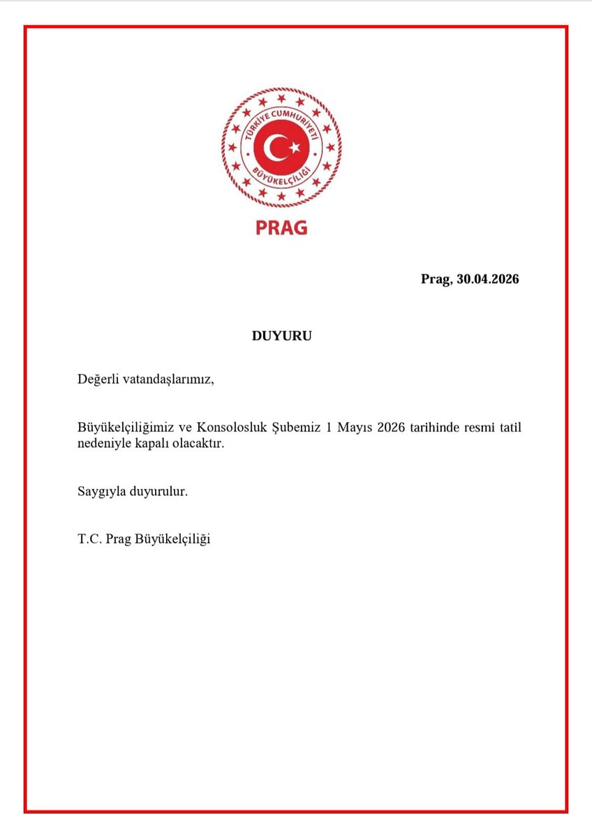 Türkiye in Czechia tweet media