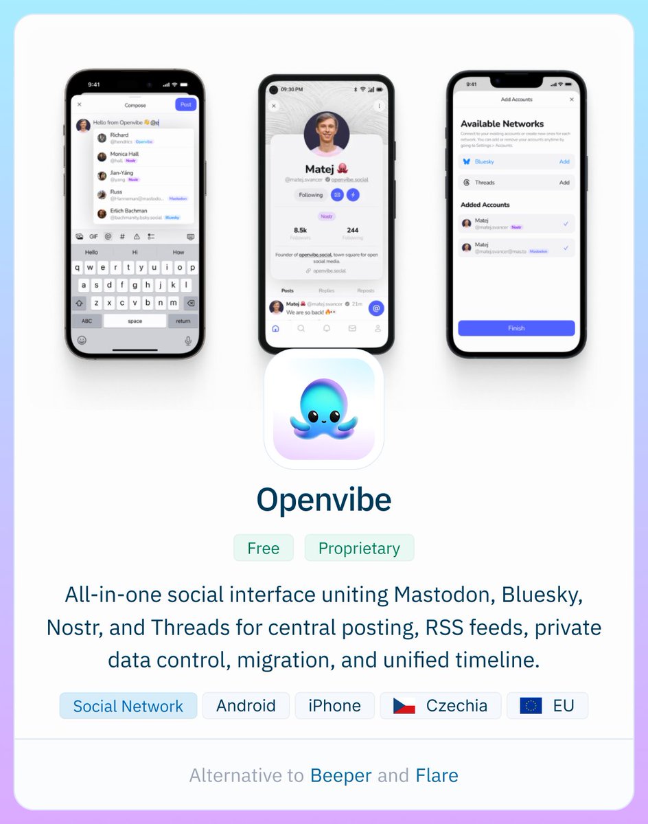 AlternativeTo tweet media