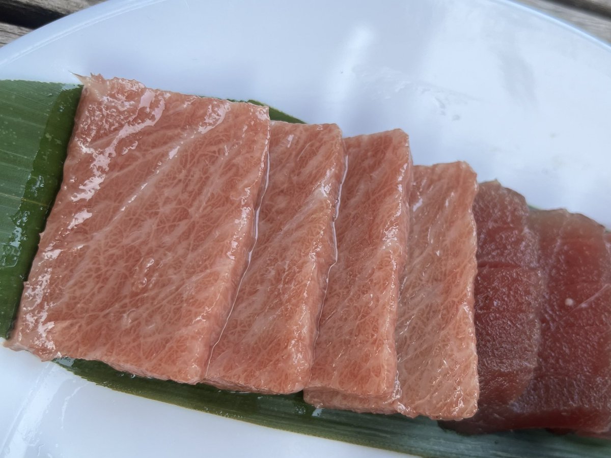Tiriti1's tweet photo. Plat combinat. Sashimi de tonyina, maki de takuan, maki de tonyina i oniguiri d’anguila https://t.co/wDkGXiciRD