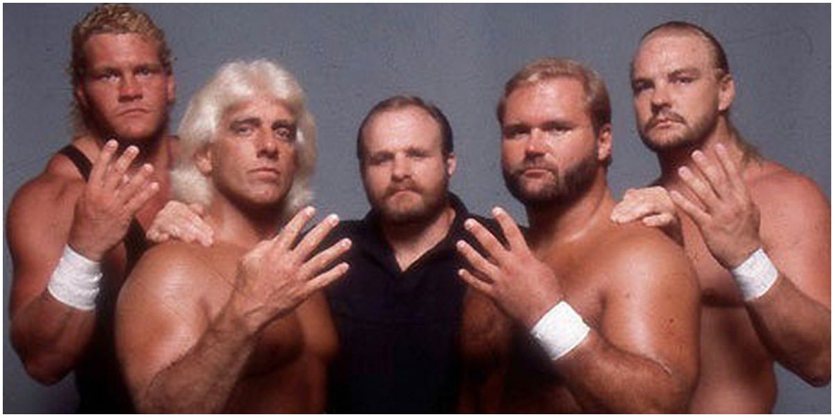 BrandonTheHeel's tweet image. What is the GREATEST incarnation of The Four Horsemen?

@RicFlairNatrBoy @TheArnShow @Tully4HOF @GenuineLexLuger @Sting @thebarrywindham 

#WCW #NWA