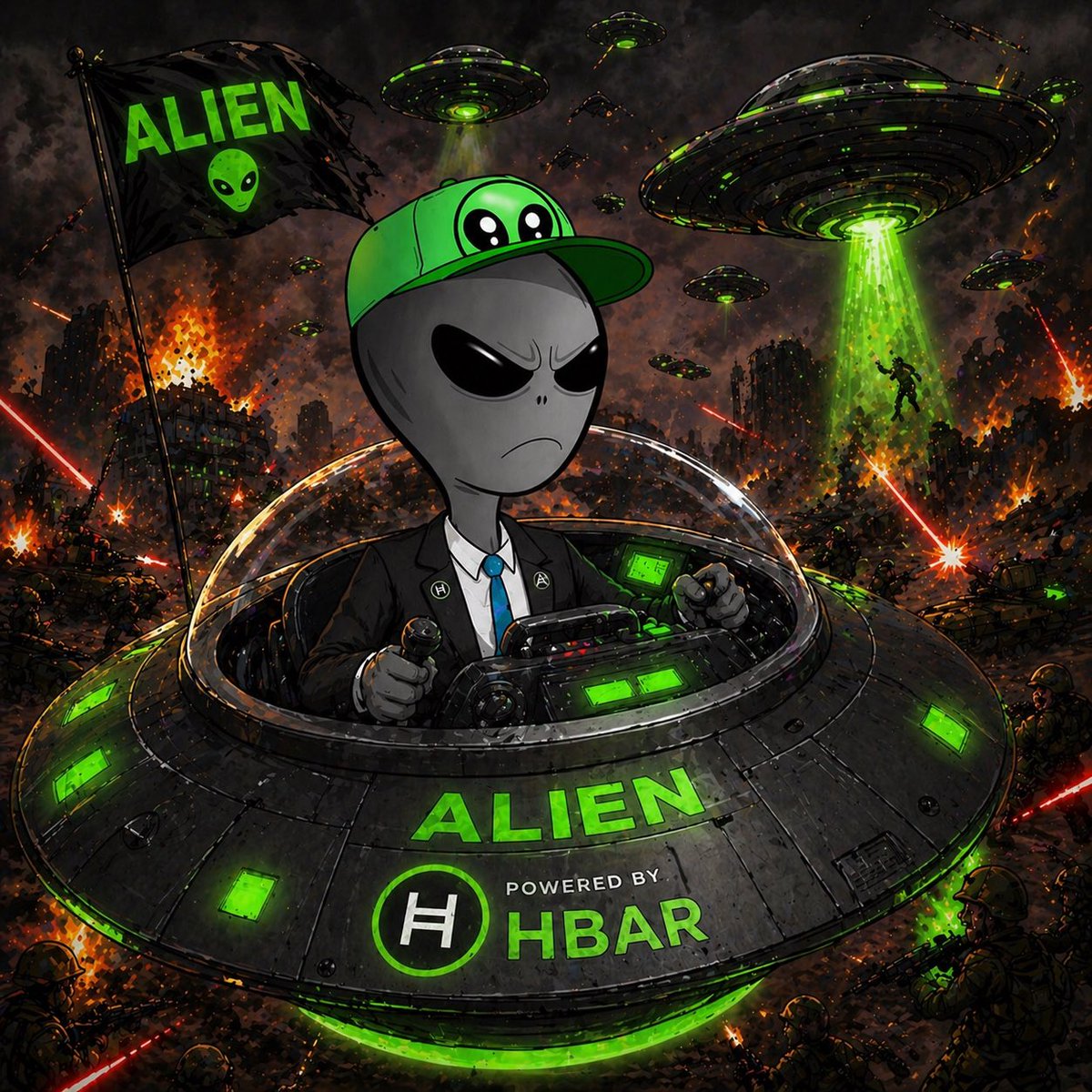 maxzyblack969's tweet image. Be vigilant aliens are angry on #hbar  lock in 🔒 @AngryAliensAlly 

Let’s make it happen 👽🛸

join DISCORD: discord.gg/Ru4sTHyNh4