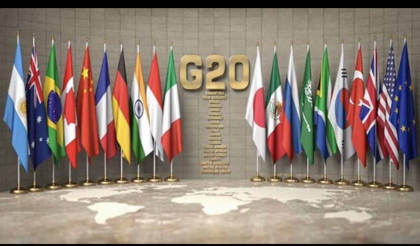 bdr27413050's tweet image. #الامارات_العربية_المتحدة ليست من الدول الكبار في قمة العشرين الاقتصادية #G20