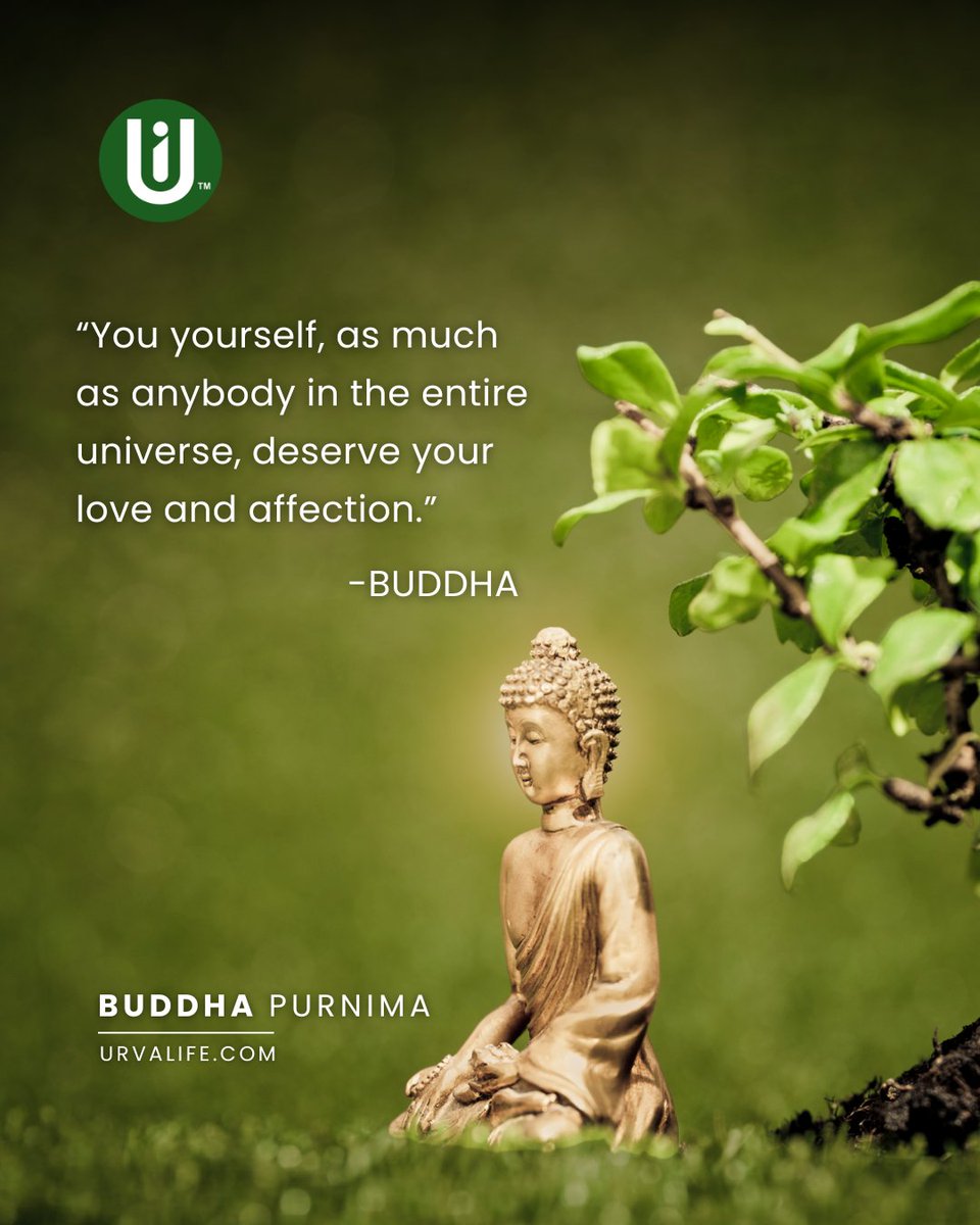 Urva_Life's tweet image. “You yourself, as much as anybody in the entire universe, deserve your love and affection.” ✨

On Buddha Purnima, the teachings of Buddha remind us that self-love is not selfish! It is essential. 🌿💫

#BuddhaPurnima #SelfLove #InnerPeace #SpiritualGrowth #LoveYourself
