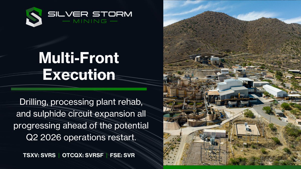 Silver Storm Mining (TSX-V: SVRS | OTCQB: SVRSF) tweet media