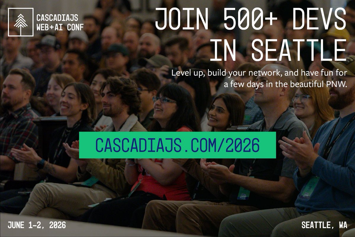 CascadiaJS 🇺🇸 🇨🇦 tweet media