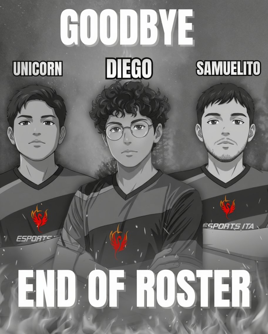 nls_esports_ita's tweet photo. 🚨𝗢𝗙𝗙𝗜𝗖𝗜𝗔𝗟 𝗦𝗧𝗔𝗧𝗘𝗠𝗘𝗡𝗧‼️

Today due to some players' decisions we say goodbye to our roster, we wish them the best of luck 🫶🫶
@samuelitobv @diegwv1 @nv_unicorN https://t.co/TN4ZEvGXQb