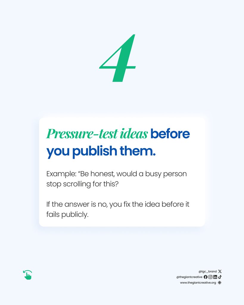 The Giant Creative Brand tweet media