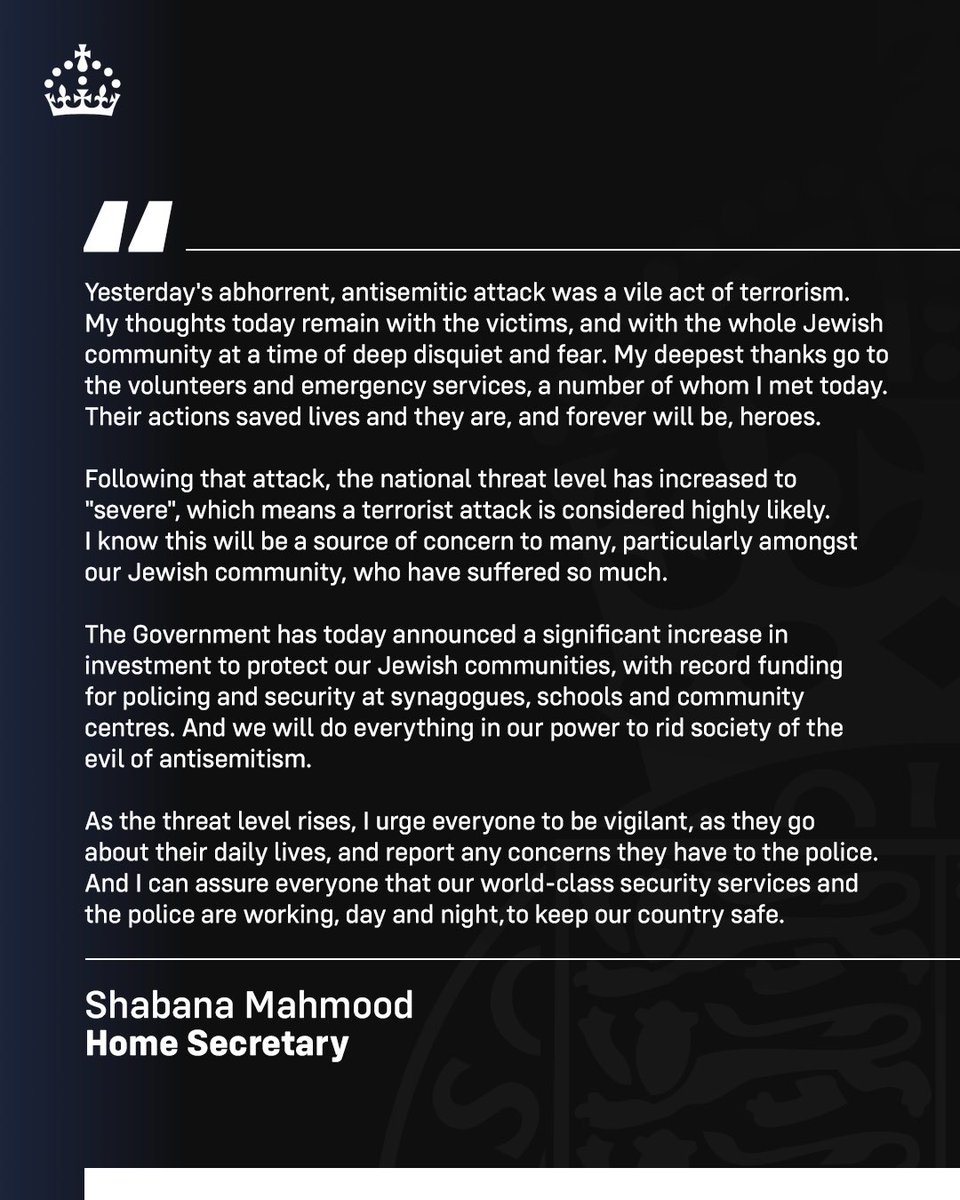 Shabana Mahmood MP tweet media