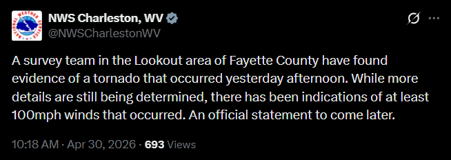 weathertrackus's tweet photo. "there was nothing to warn" https://t.co/0inIsw9kAV