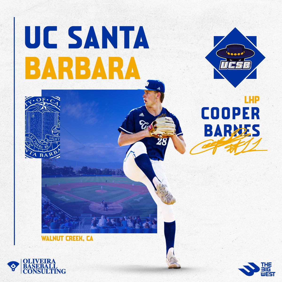 OBC_Recruits's tweet photo. Congrats to Cooper Barnes on his commitment to University of California, Santa Barbara. The Gauchos landed a premier talent from the Bay Area. Fired up for the Barnes family #UCSB #GoChos #BigWest #Committed #OBC https://t.co/tohkNJVUID