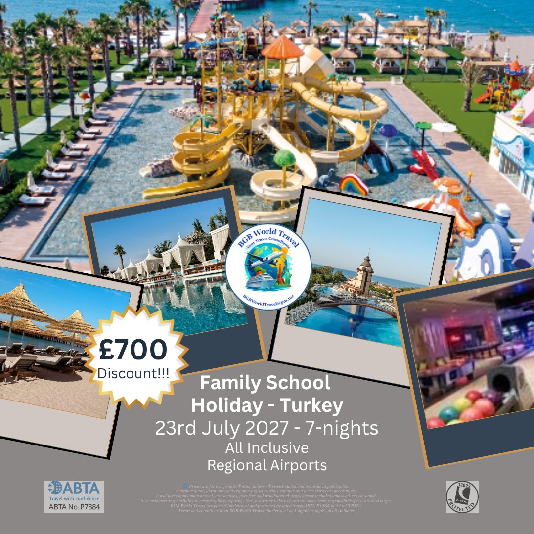 BGWTEM2024's tweet image. ☀️ Summer Family Luxury at the Stunning Titanic Mardan Palace! 🏖️✨
 ☎️07762480710 🌐 bgbworldtravel.co.uk
#beach #bgbworldtravel #family #holiday #instagram #love #relax #sea #summer #sun #travel #exclusive #specialoffer #lastminute #newdestinations #turkey #turkiye