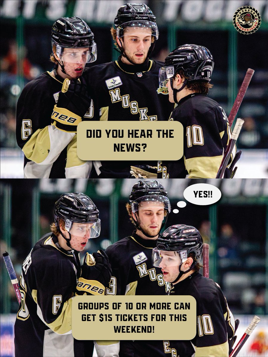 x - Muskegon Lumberjacks tweet media