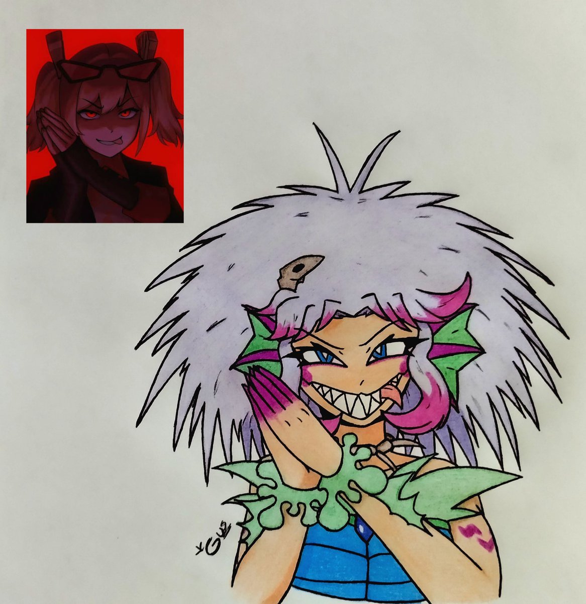 TheDinoGus's tweet image. Recreando memes con mis oc's

#drawing #traditionalart #oc