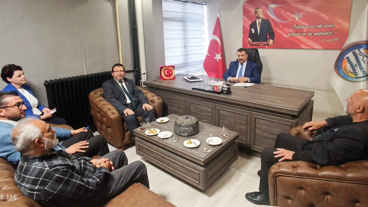 saadetkayseri's tweet photo. STK ve Halkla İlişkilerden Sorumlu İl Başkan Yardımcımız Nuri Ürkündaş ve yönetim kurulu üyelerimizle birlikte, yeniden göreve seçilen Kayseri Lokantacılar ve Pastacılar Odası Başkanı Altan Aydemir ve yönetimini ziyaret ederek hayırlı olsun dileklerimizi ilettik. https://t.co/ThJUiIUOOE