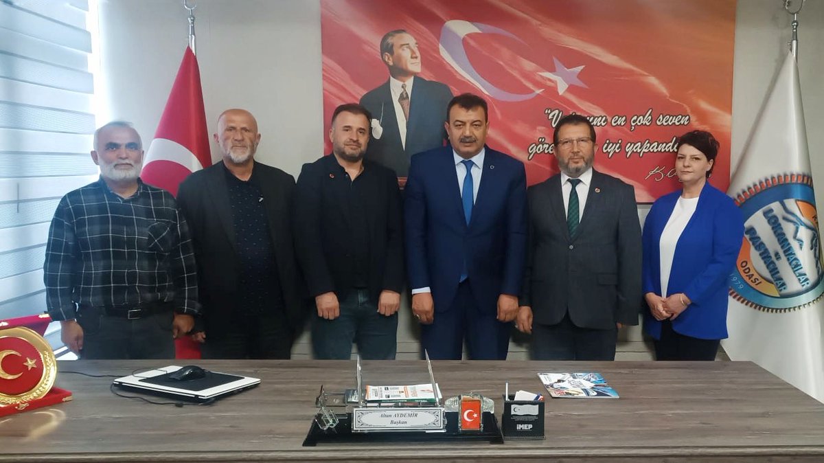 saadetkayseri's tweet photo. STK ve Halkla İlişkilerden Sorumlu İl Başkan Yardımcımız Nuri Ürkündaş ve yönetim kurulu üyelerimizle birlikte, yeniden göreve seçilen Kayseri Lokantacılar ve Pastacılar Odası Başkanı Altan Aydemir ve yönetimini ziyaret ederek hayırlı olsun dileklerimizi ilettik. https://t.co/ThJUiIUOOE