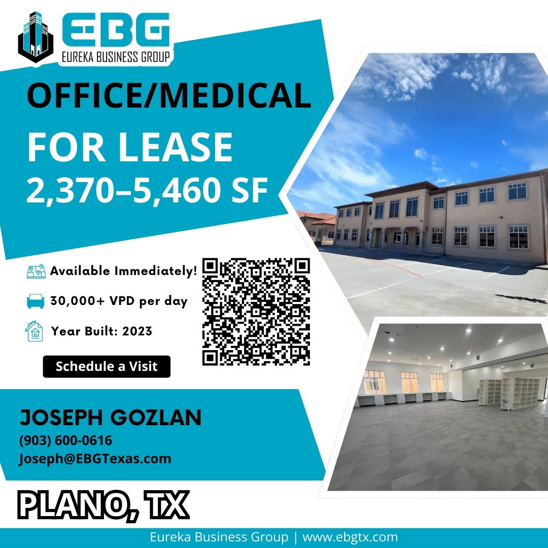 RetailNavigator's tweet image. Plano Office/Medical For Lease 
2,370–5,460 SF
ADA accessible with elevator
Located in established corporate corridor with strong market fundamentals.
Prime location in growing area with strong corporate presence! 
#PlanoTX #MedicalOffice #RetailNavigator 
monkeylink.co/db6050
