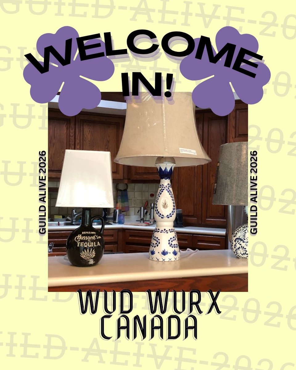 Guild_Alive's tweet photo. Welcome Wud Wurx Canada!

"Rustic Wood furniture, Up-cycled Lamps, paddles and small turned items." https://t.co/ju5B2zKFgj