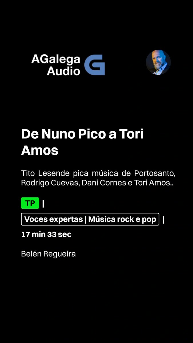 TitoLesende's tweet photo. No Día do Traballo, unha homenaxe a Nuno @Grande_Amore_OG. Pero estes días tamén traballan #RodrigoCuevas, #DaniCornes y @toriamos 💜

cc @RadioGalega @ErnieRecords @Idearock1

Link en comentarios 👇🏻 https://t.co/rm3yRmSPcm